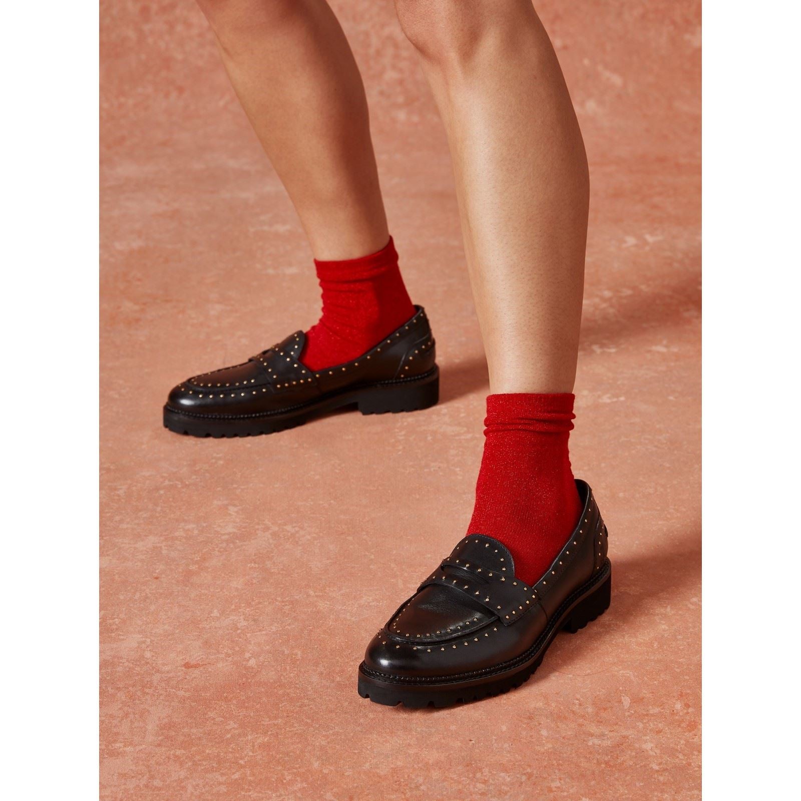 Hush Puppies Genie Leder Frauen Schwarze Farbe schuhe