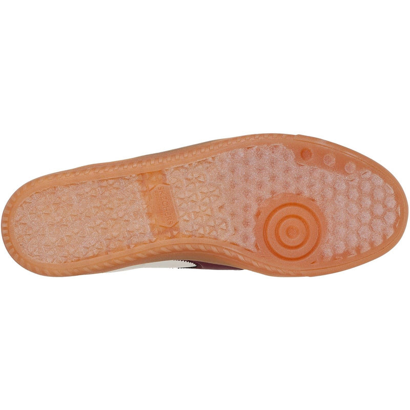 Skechers Hotshot Pyke Synthetische Herren Natur/Burgunder Sneaker.