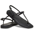 Crocs Miami Studded Thong Flip Thermoplastische Damen Schwarze Sandalen