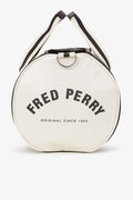 Fred Perry Classic Barrel Polyester Schwarz/Ecru Crossbody-Tasche