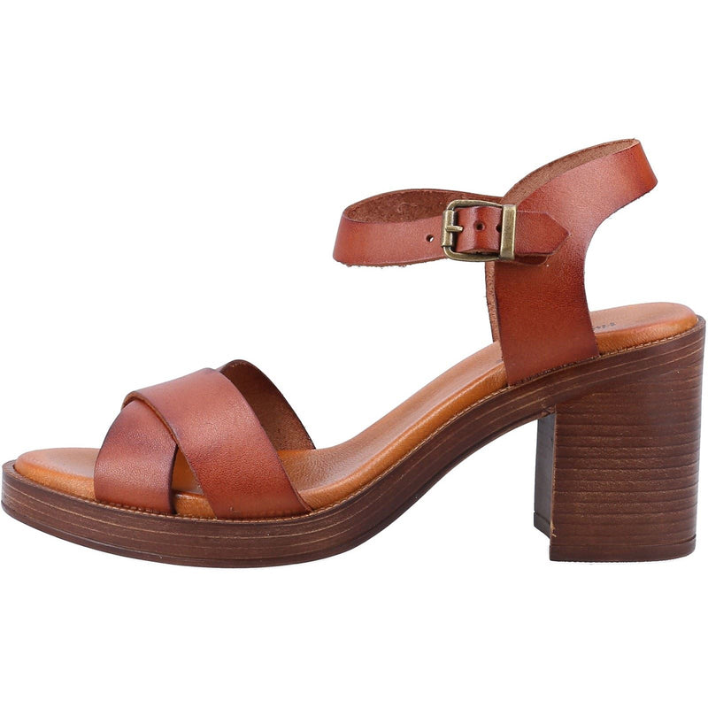 Hush Puppies Georgia Damen Sandalen Aus Leder In Tan