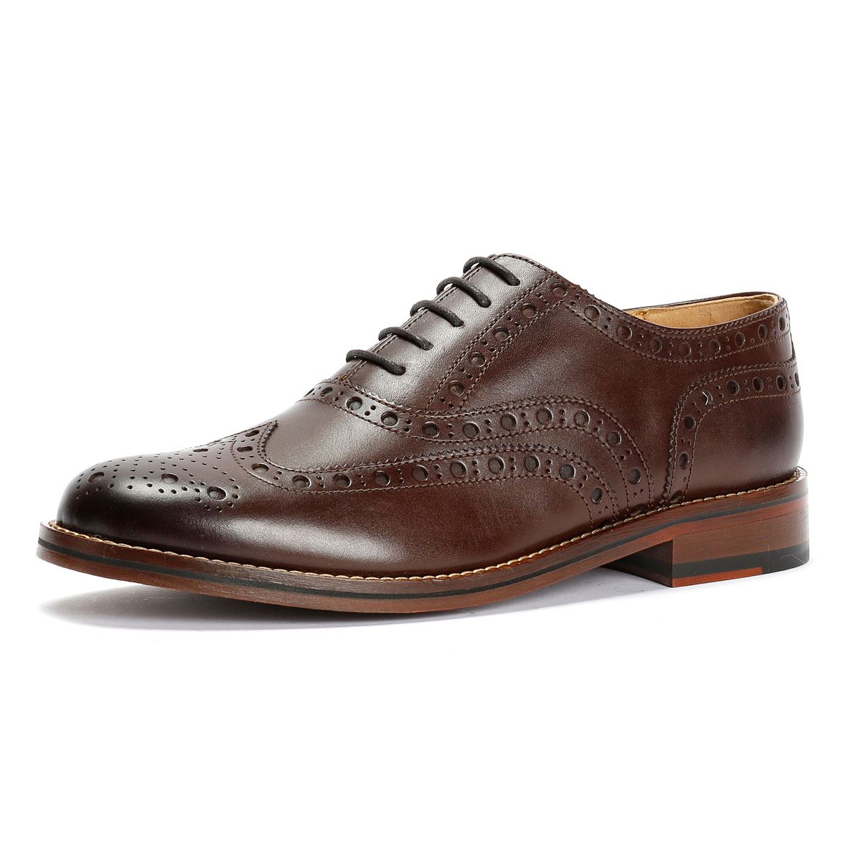 Chapman & Moore Oxford Brogue Herren Leder Braune Schnürschuhe