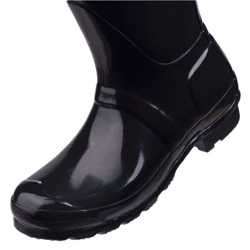 Hunter Original Tall Gloss Gummistiefel Für Damen In Schwarz
