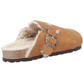 Hush Puppies Jade Leder Damen Hausschuhe In Tan