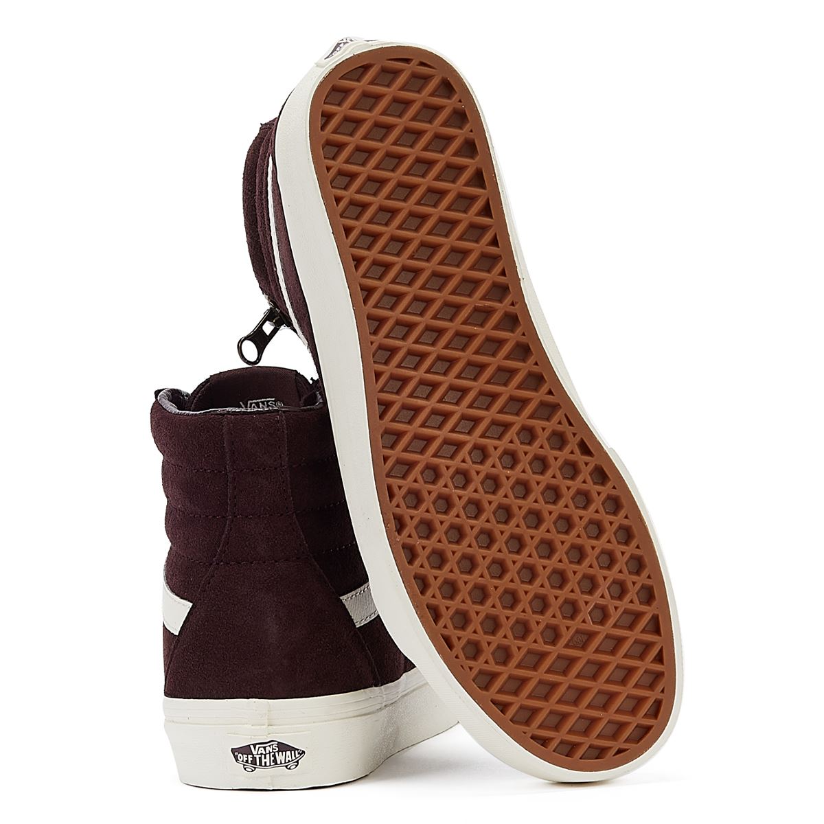Vans Sk8-Hi Side-Zip Damen-Brauntrainer