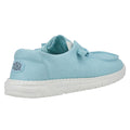 HEYDUDE Wendy Canvas 100% Baumwolle Damen Türkis Loafers