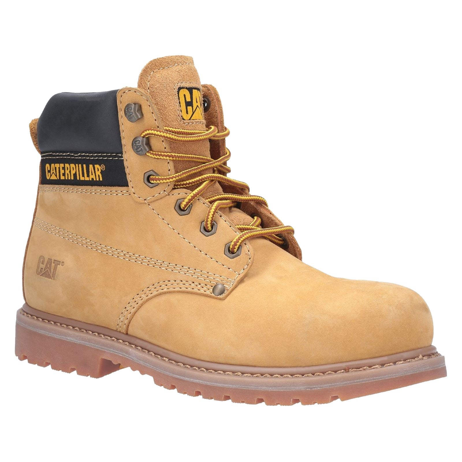 Caterpillar Powerplant Nubuck Honig Sicherheitsschuhe