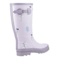 Cotswold Wildflower Tall Damen Gummistiefel In Flieder