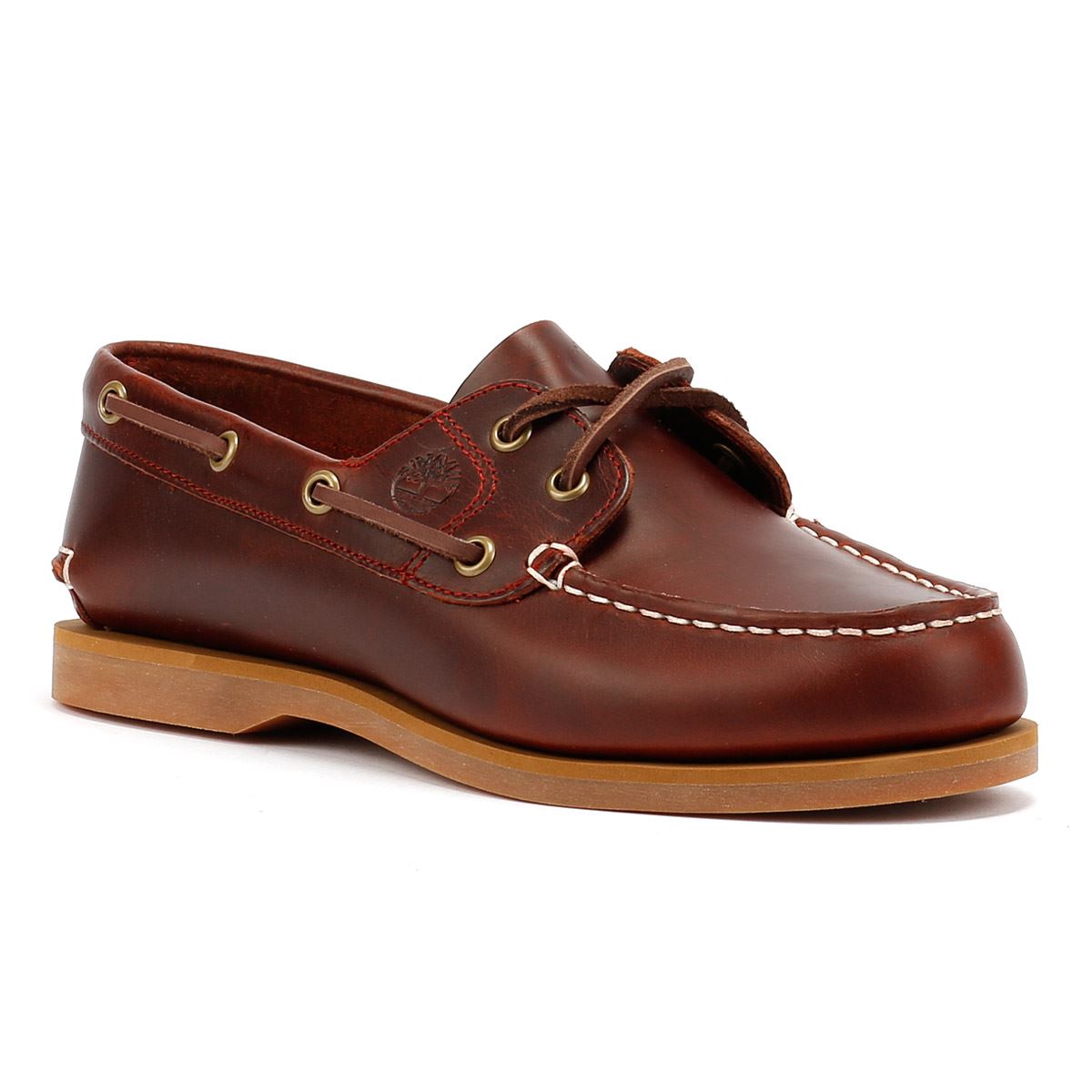 Timberland Classic 2 Eye Damen Lederschuhe In Rot
