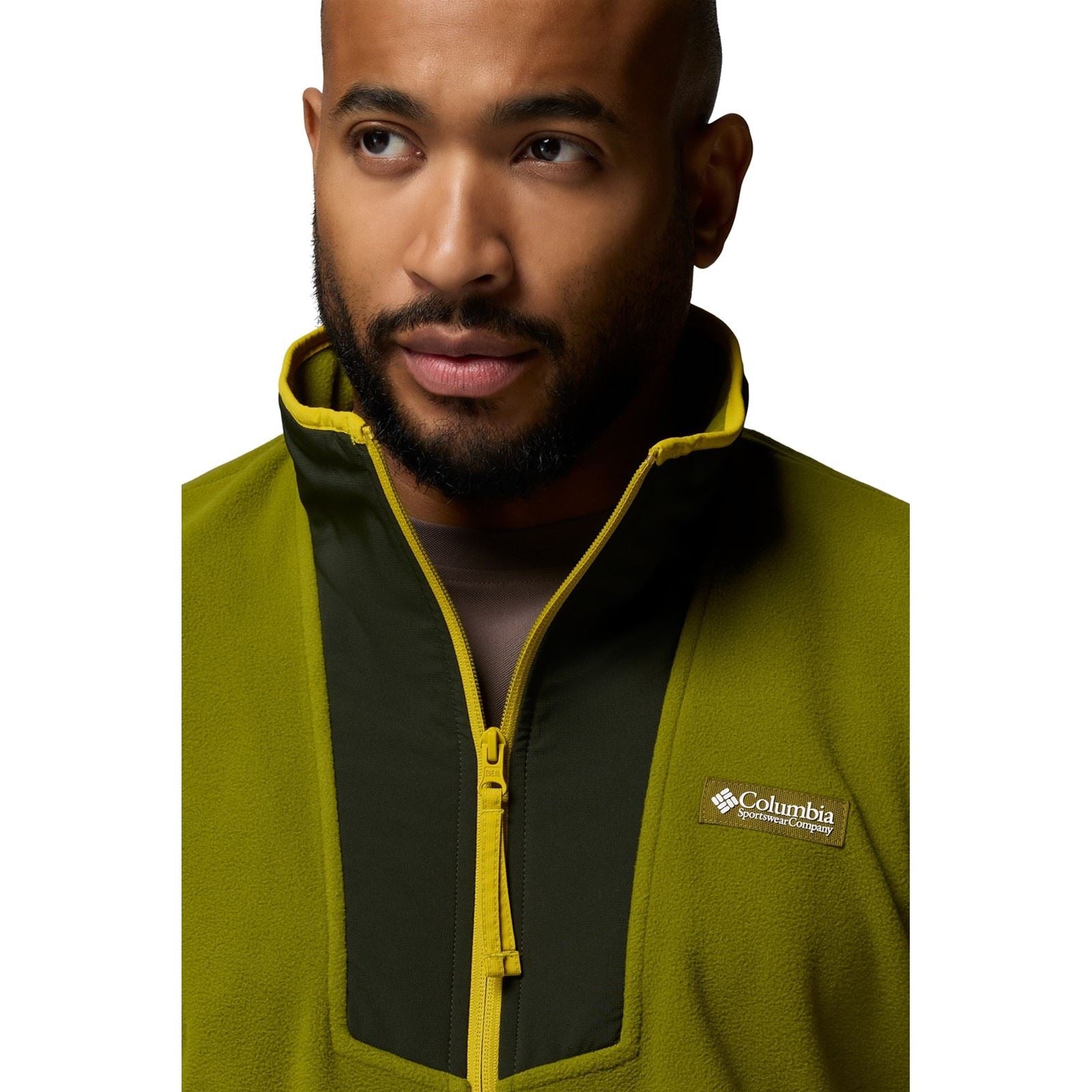 Columbia Sequoia Grove Half Zip Herren Grüne Fleecejacke
