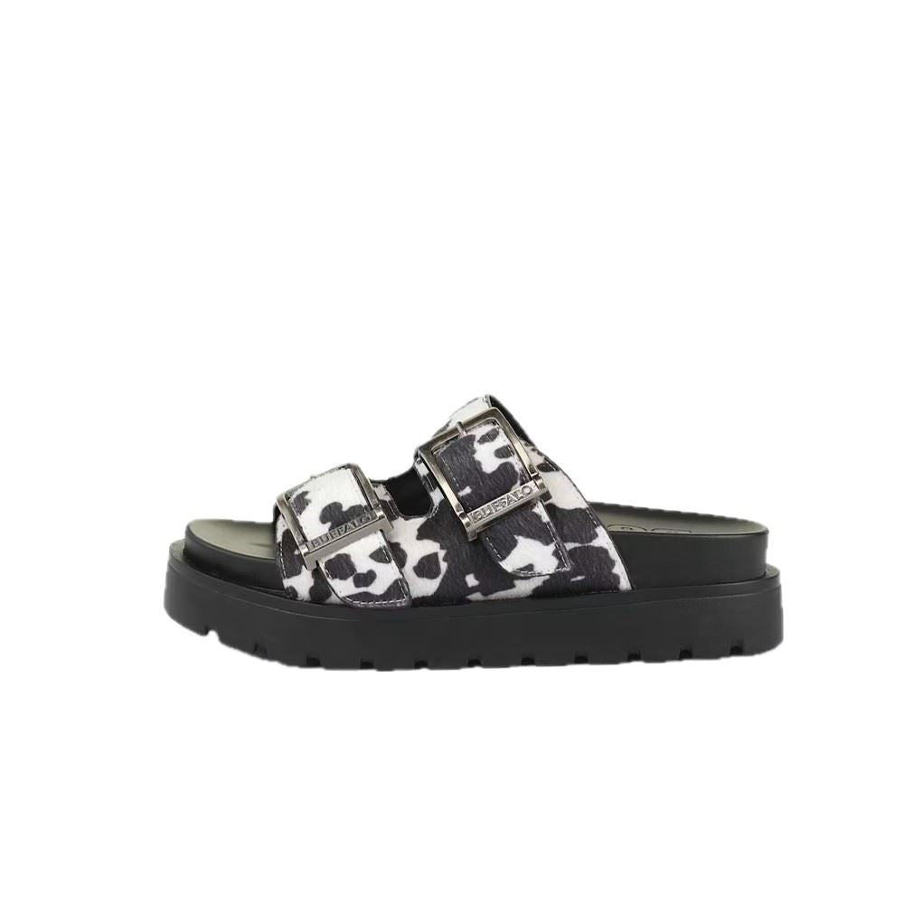 Buffalo Raya Ari Damen Schwarze Sandalen