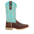 Durango Lady Rebel Pro Damenstiefel Aus Leder In Bay Braun/Arctic Blau