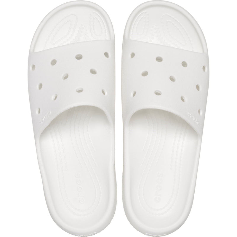 Crocs Classic Slide Thermoplastische Weiße Folien