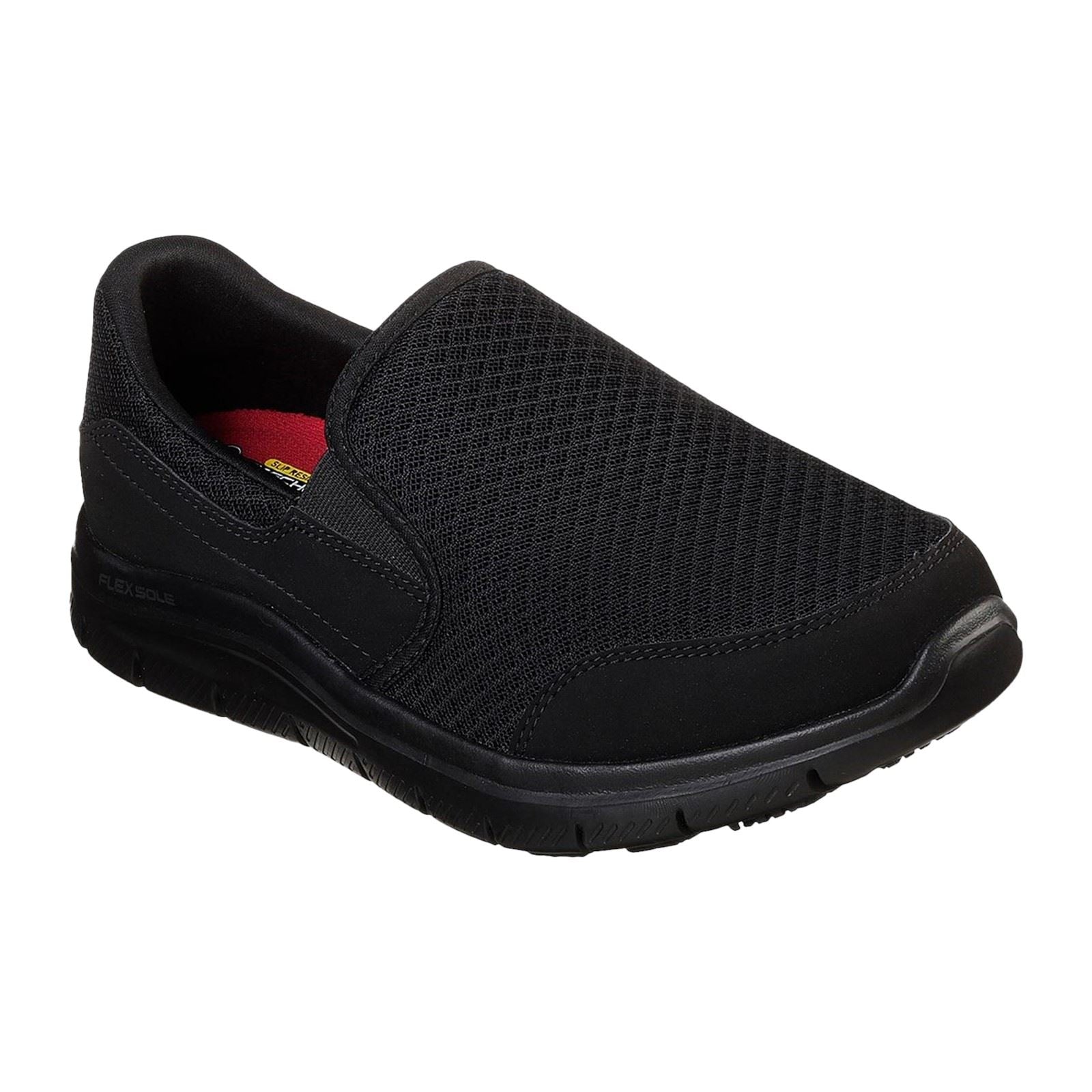Skechers Workwear Cozard Sr Leder Frauen Schwarze Sicherheits Sneaker