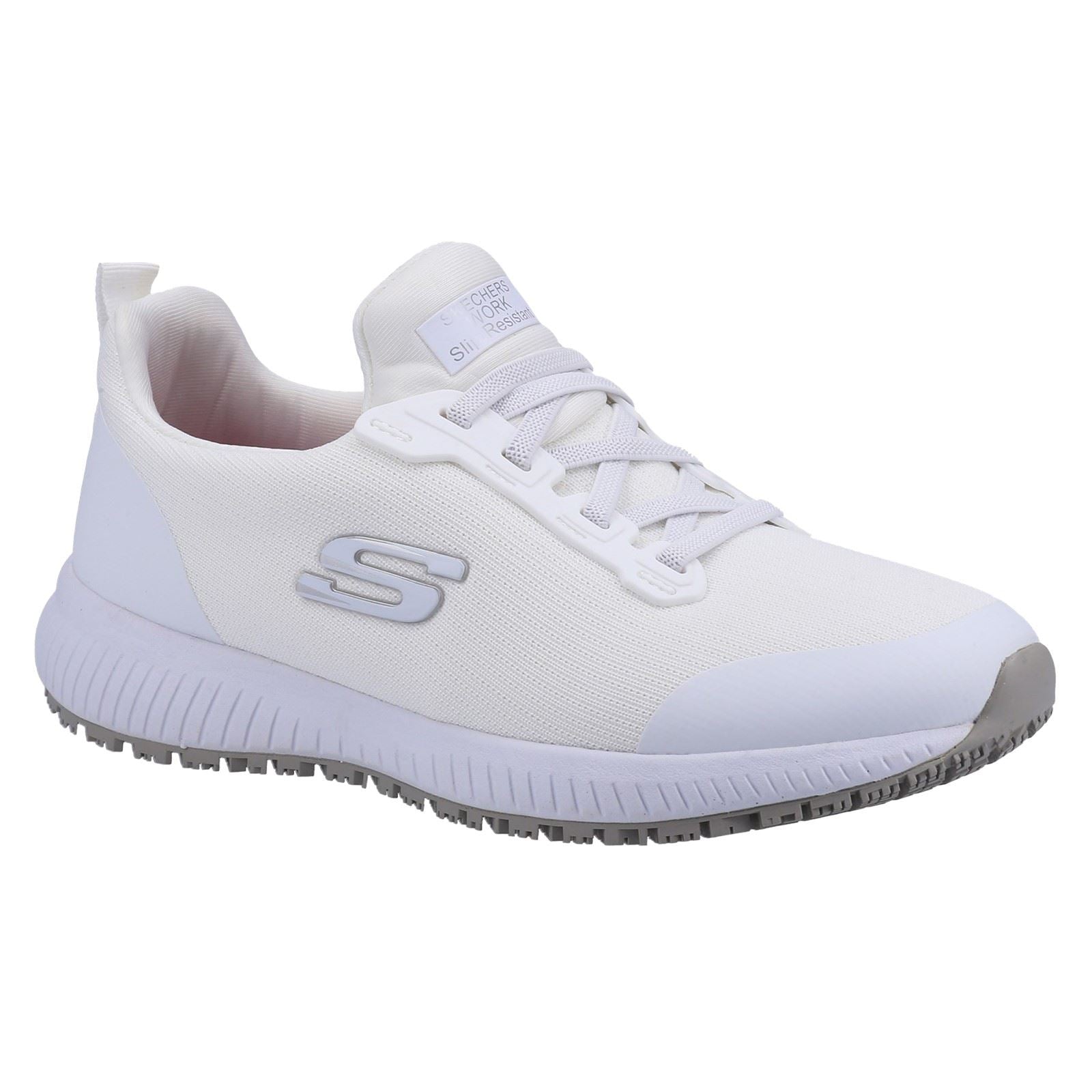 Skechers Workwear Squad SR Textile Damen Weiße Sicherheitssneaker