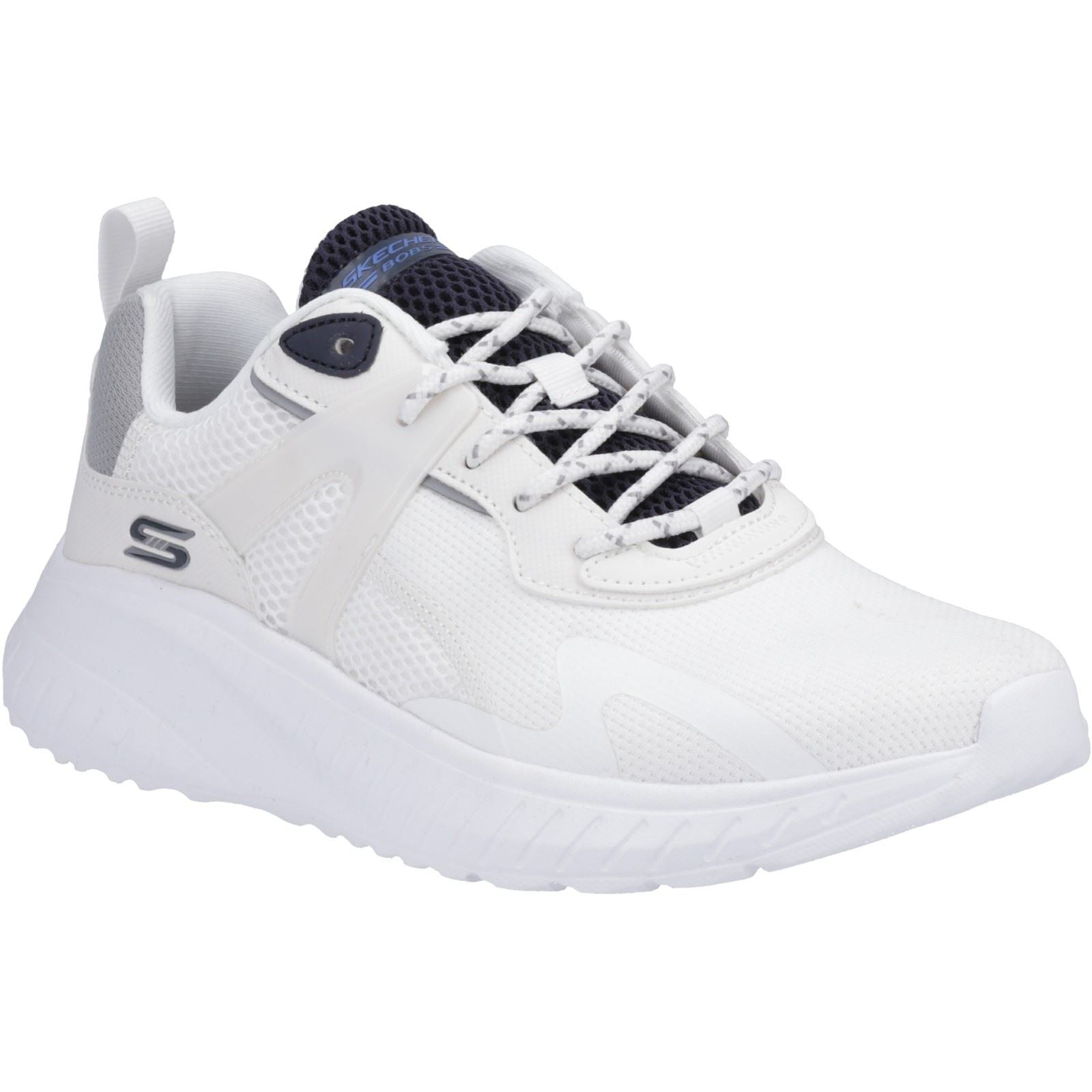 Skechers Bobs Squad Chaos Elevated Drift Herren-Sneaker Aus Synthetik In Weiß/Mehrfarbig
