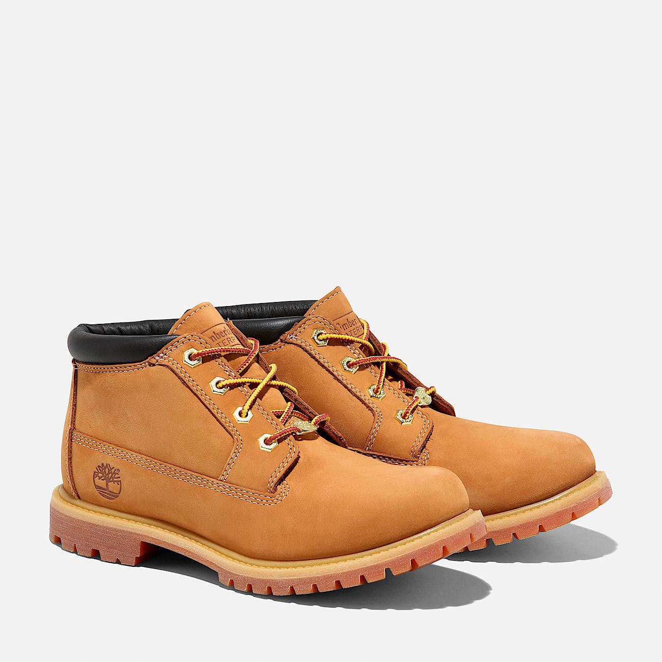 Timberland Nellie Mid Chukka Damen Gelbe Lederstiefel