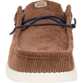 HEYDUDE Wally Funk Corduroy Stoff Herren Espresso/Blaue Jeans Bootsschuhe