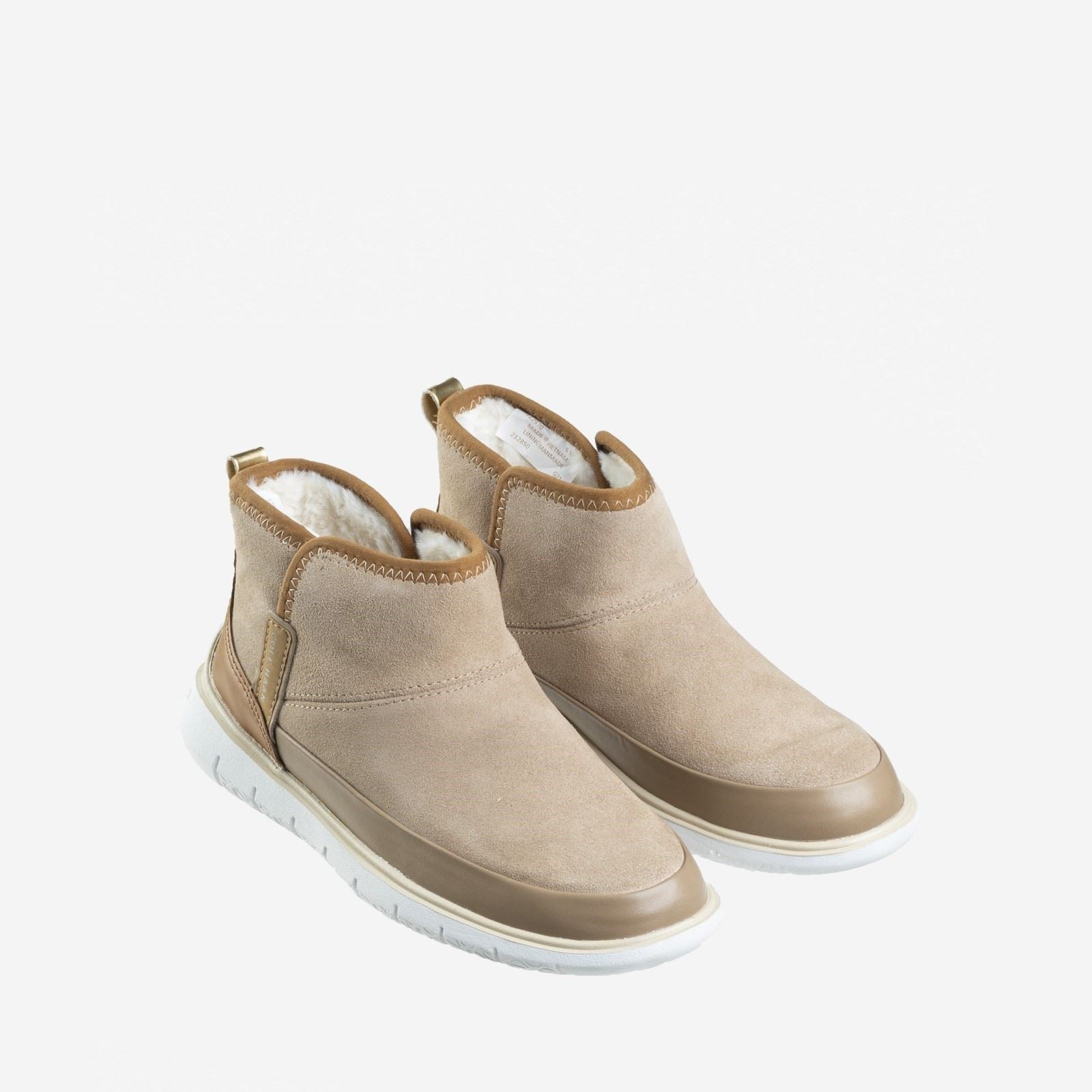 Cole Haan Generation ZeroGrand Leder Damen Beige Stiefel