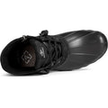 Sperry Saltwater SeaCycled RPET Synthetik Schwarze Farbe Gummistiefel
