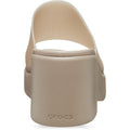 Crocs Brooklyn Slide Heel Damen Sandalen In Taupe