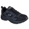 Skechers Oak Canyon Verketta Schwarze Farbe Ledersneaker Für Herren