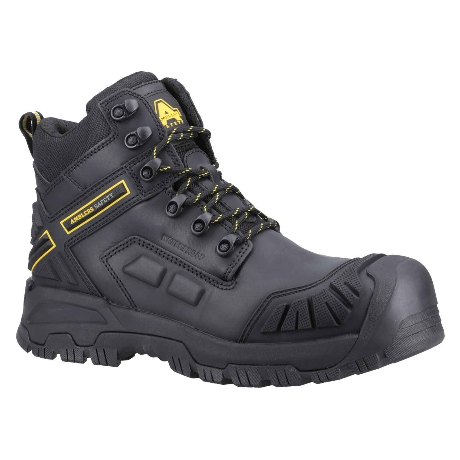 Amblers Safety Flare Leder Schwarze Farbe Sicherheitsstiefel