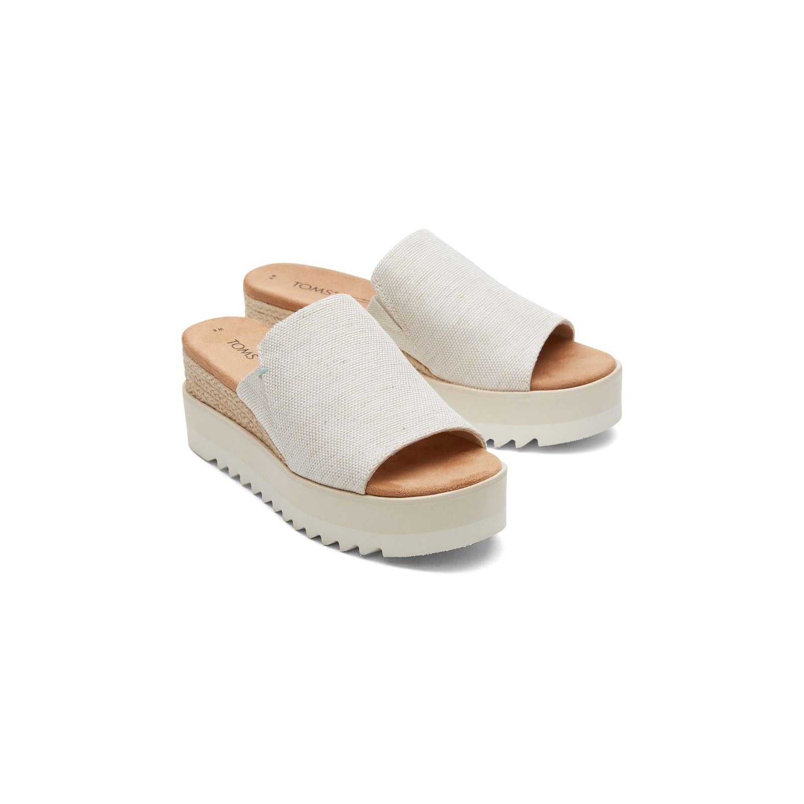 TOMS Diana Mule Damen Naturkeilabsätze