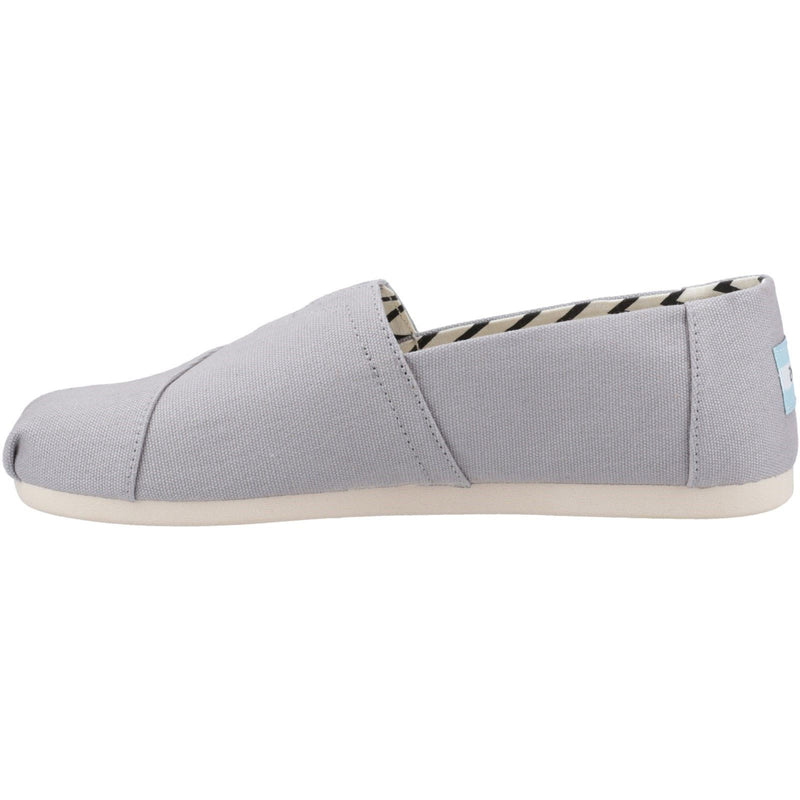 TOMS Alpargata Baumwoll Herren Espadrilles In Drizzle Grau