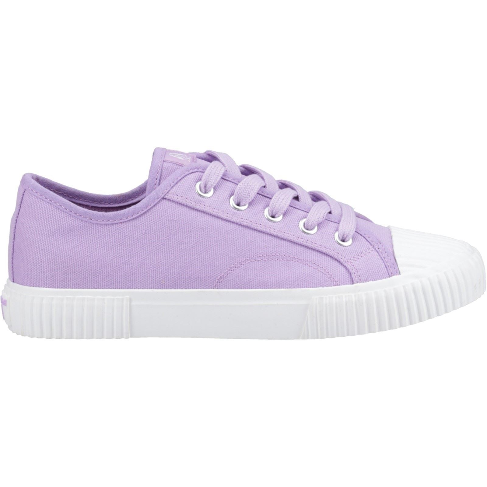 Hush Puppies Freya Canvas Damen Sneakers In Flieder