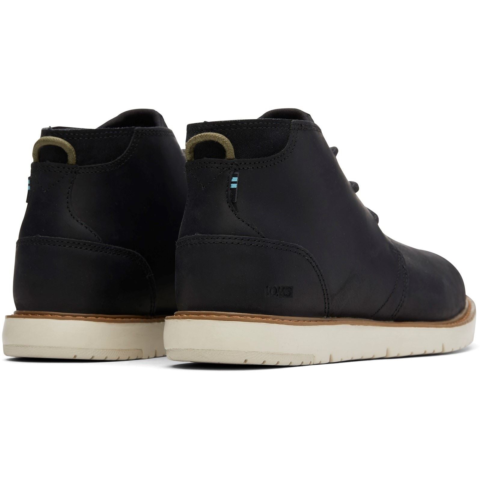 TOMS Navi Schwarze Farbe Herrenlederstiefel