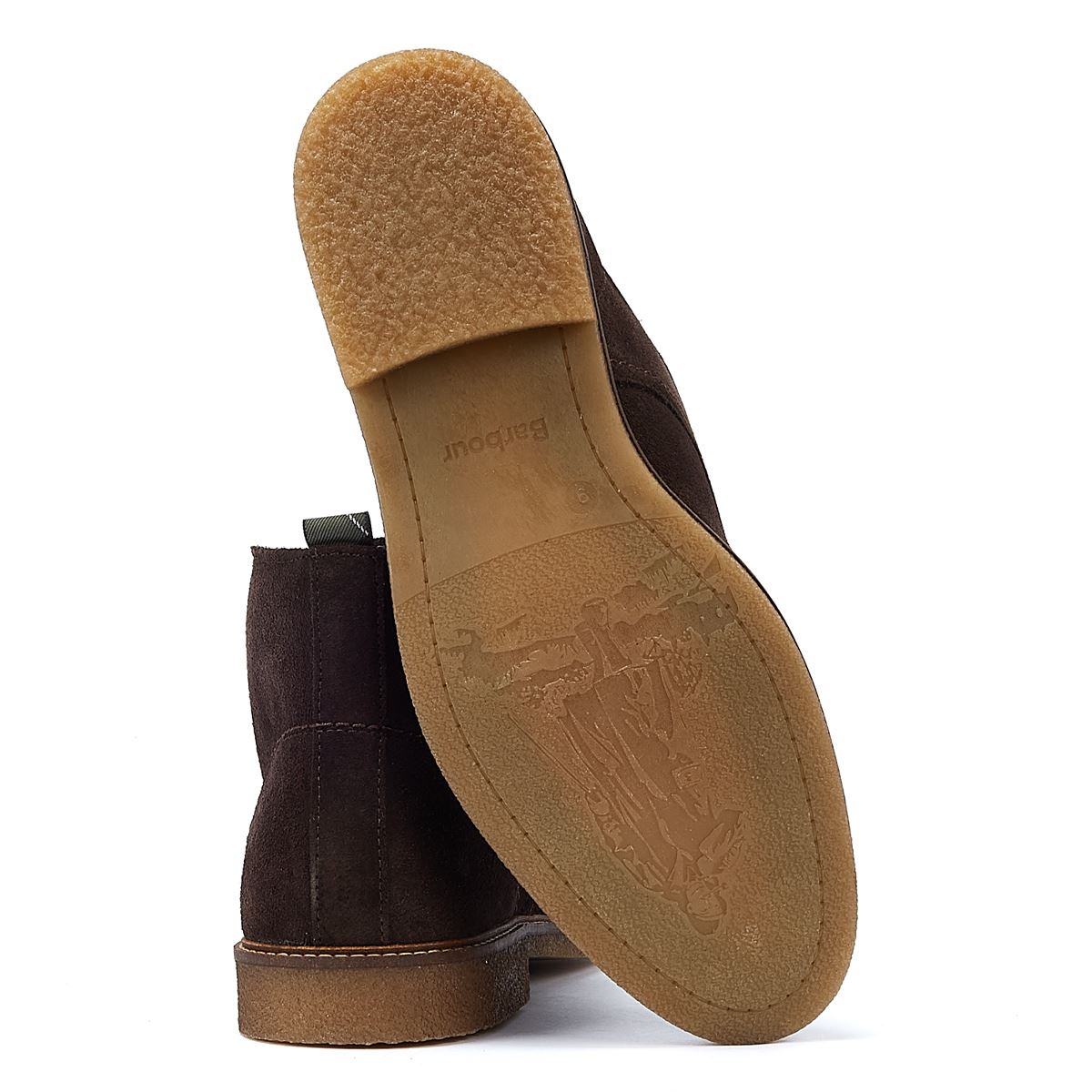 Barbour Sonoran Choco Suede Herren Veloursleder-Stiefel In Schokoladenfarbe