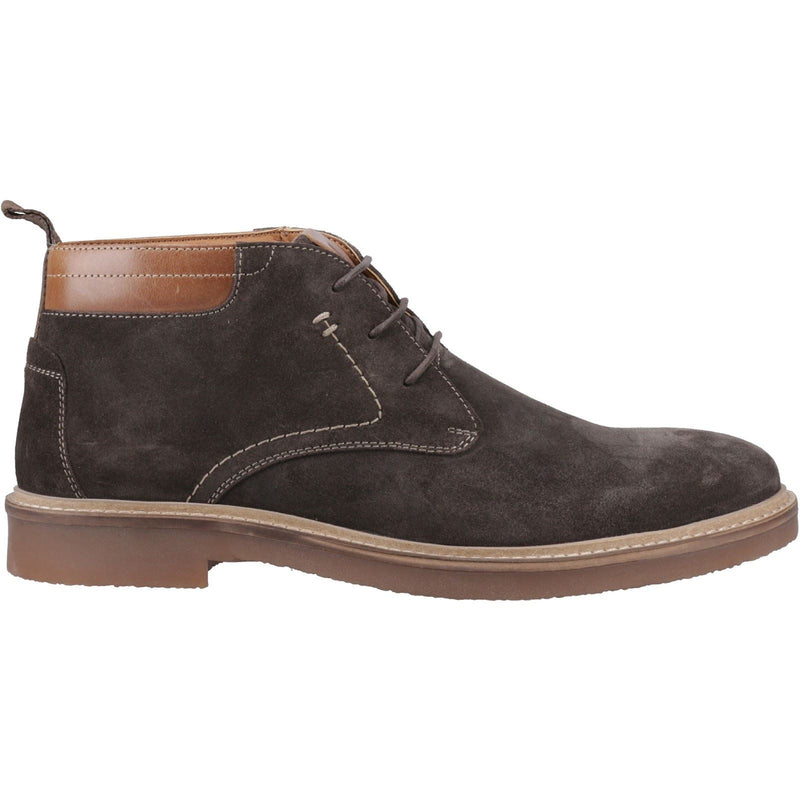 Hush Puppies Gideon Herren Wildleder Stiefeletten in Schokoladenbraun