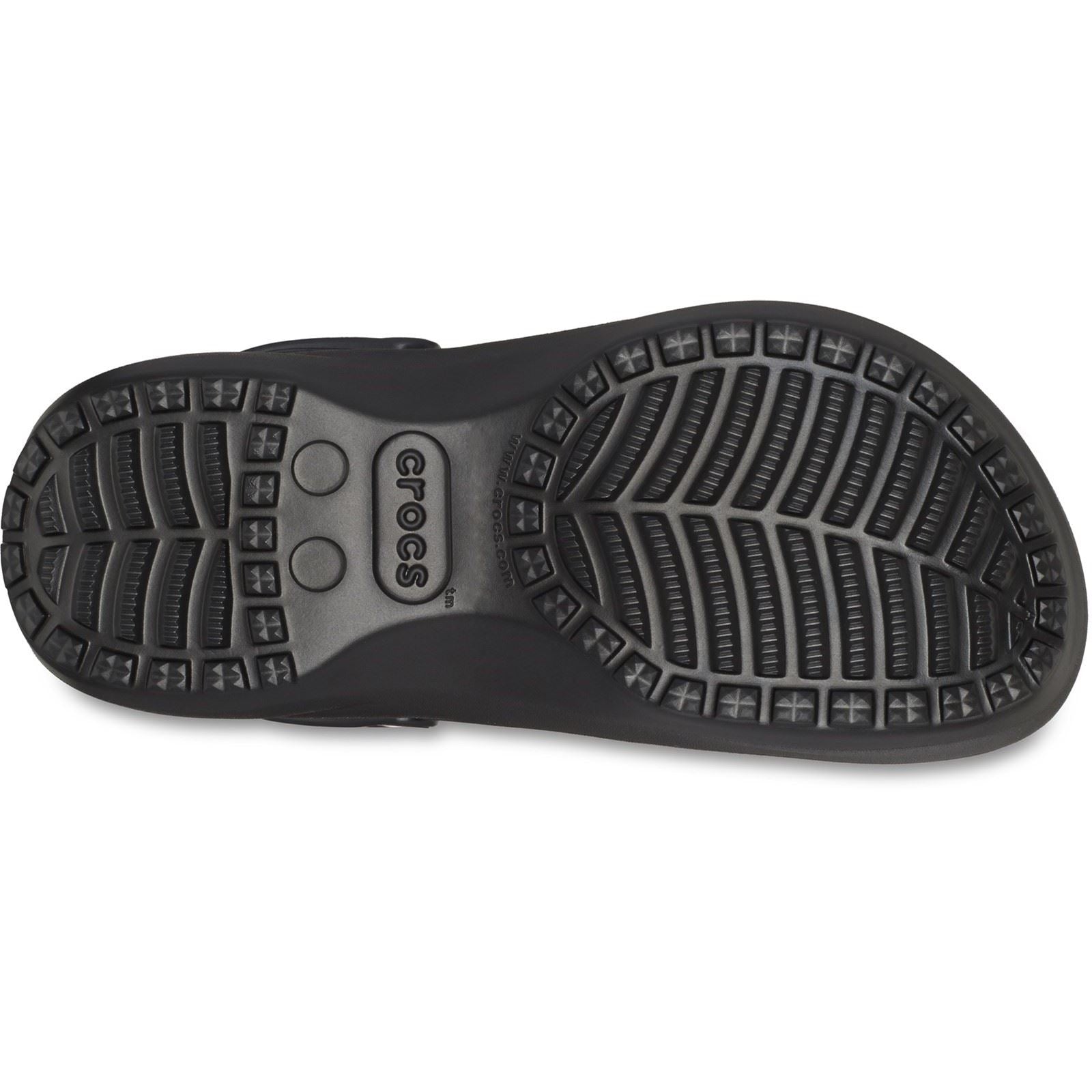 Crocs Classic Platform Lined Damen Clogs Aus Thermoplast In Schwarz