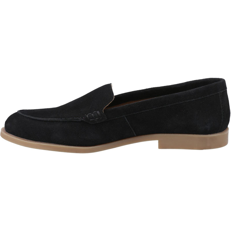 Hush Puppies Natasha Damen Schwarze Farbe Lederloafer
