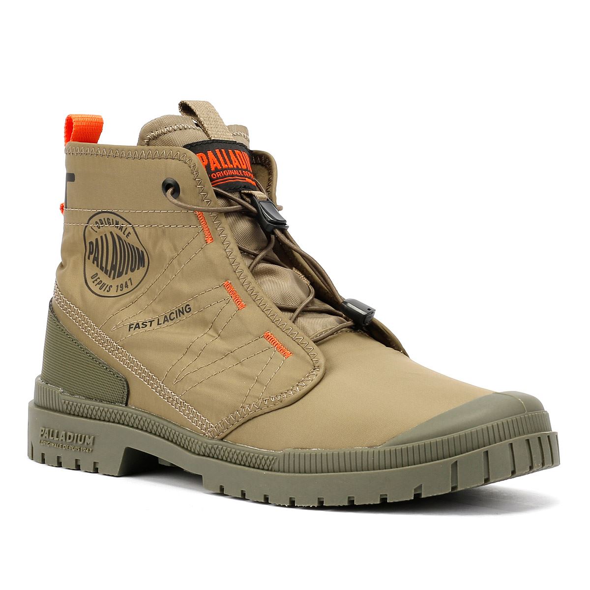 Palladium SP20 Travel Hi Grüne Stiefel