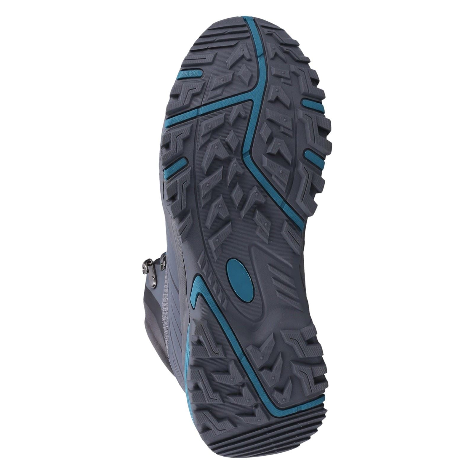 Cotswold Wychwood Mid Rpet+Mesh Damen Wanderstiefel Grau/Blau