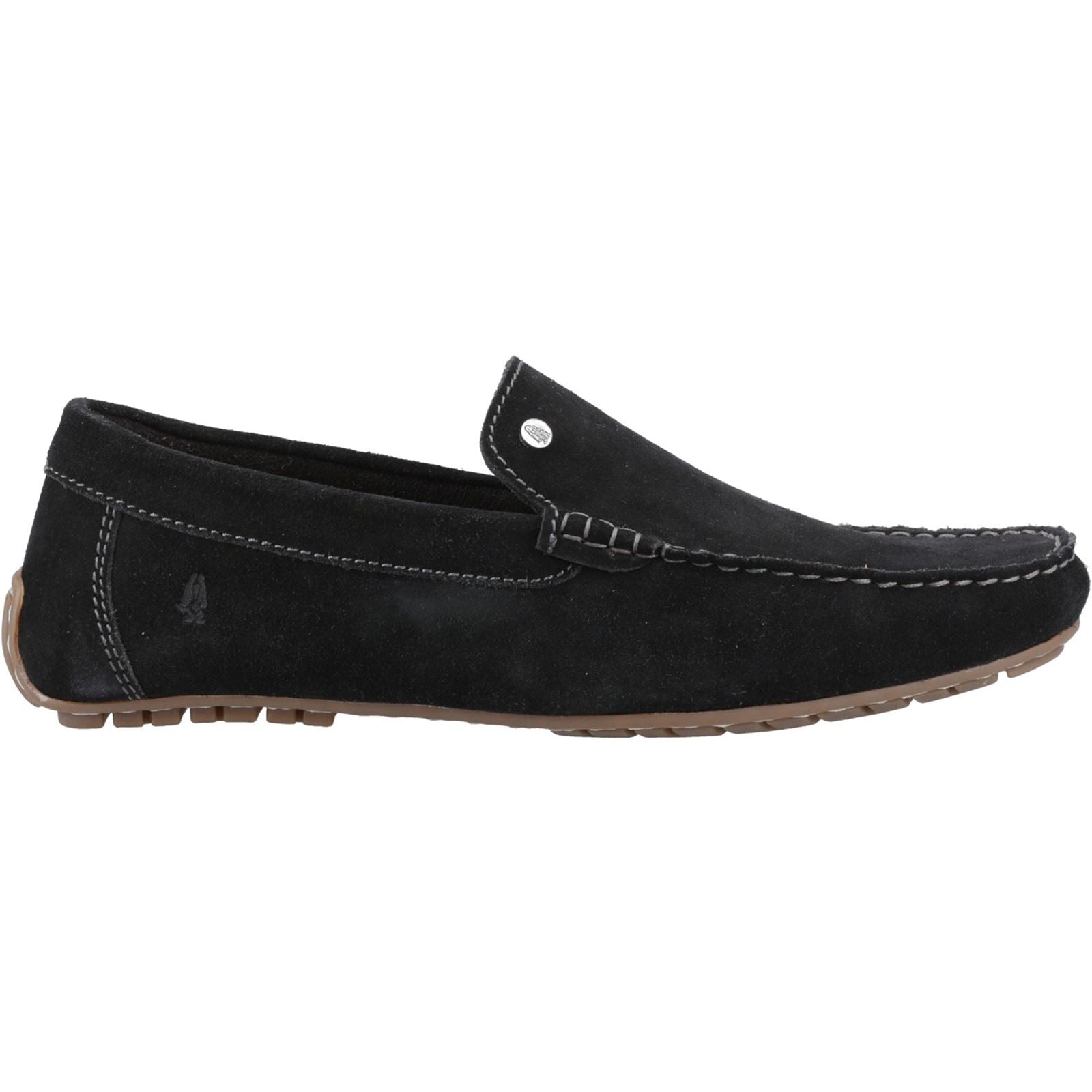 Hush Puppies Ralph Suede Herrenschwarze Lederslipper