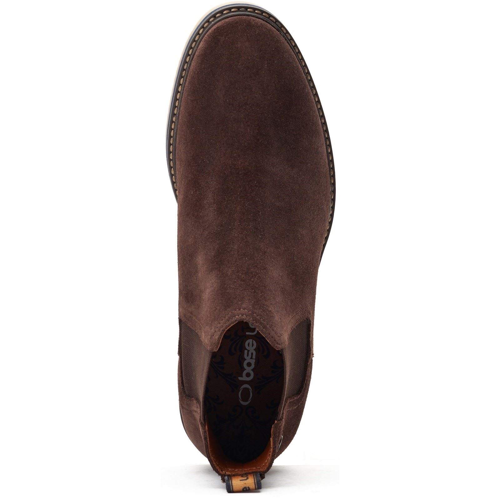 Base London Hooper Leder Herren Dunkelbraune Stiefel