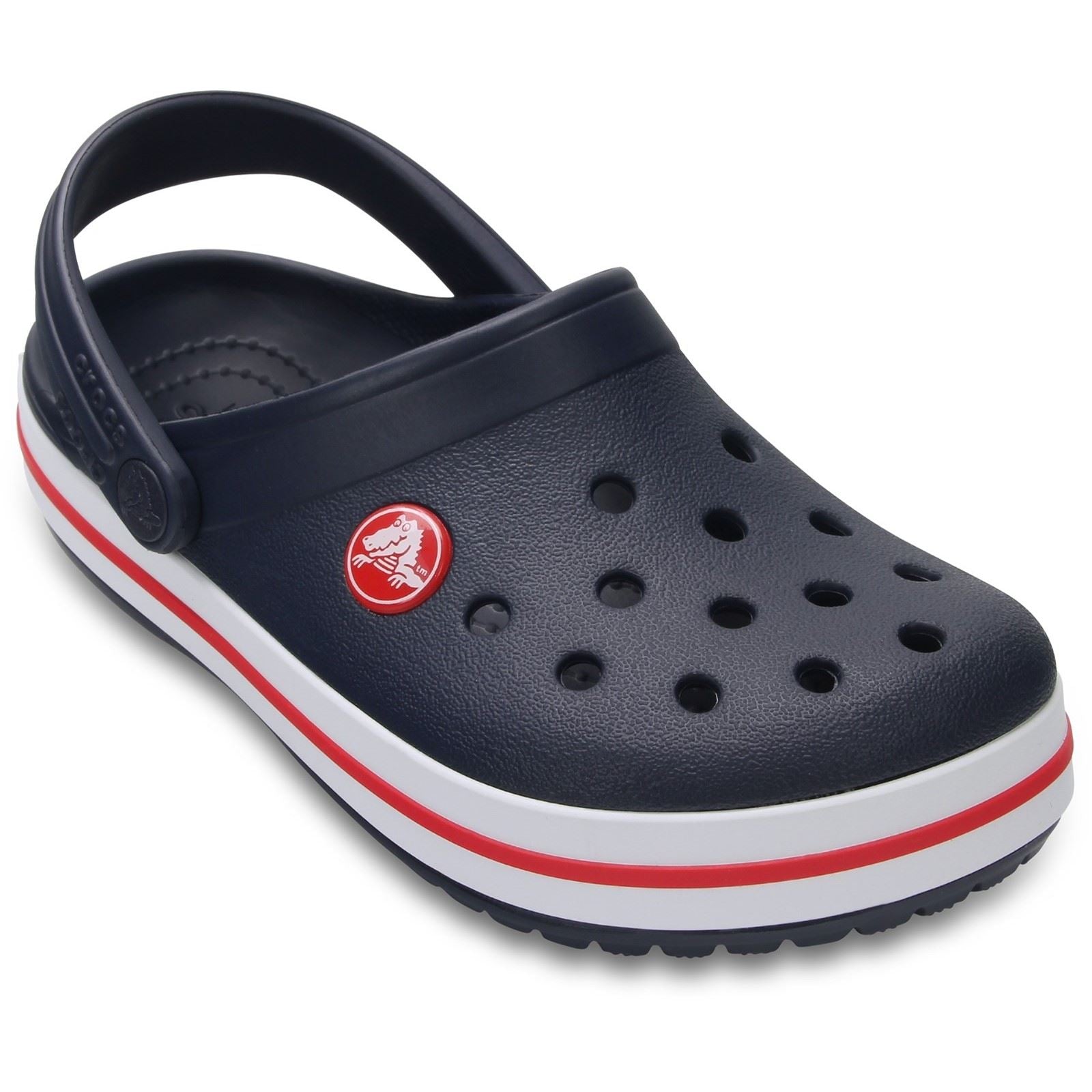 Crocs Crocband Thermoplastische Marineblau / Rote Slipper