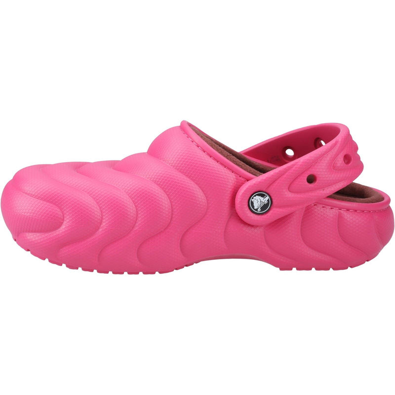Crocs Classic Lined Overpuff Thermoplastische Damen Clogs In Drachenfruchtfarbe