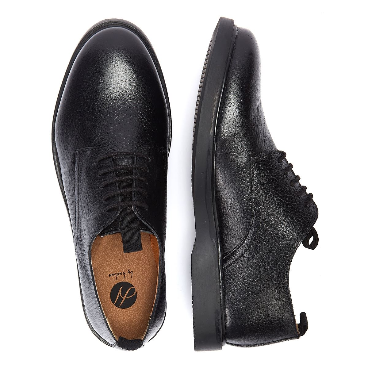 Hudson Barnstaple Lace Up Lederschuh Herren Schwarz Casual