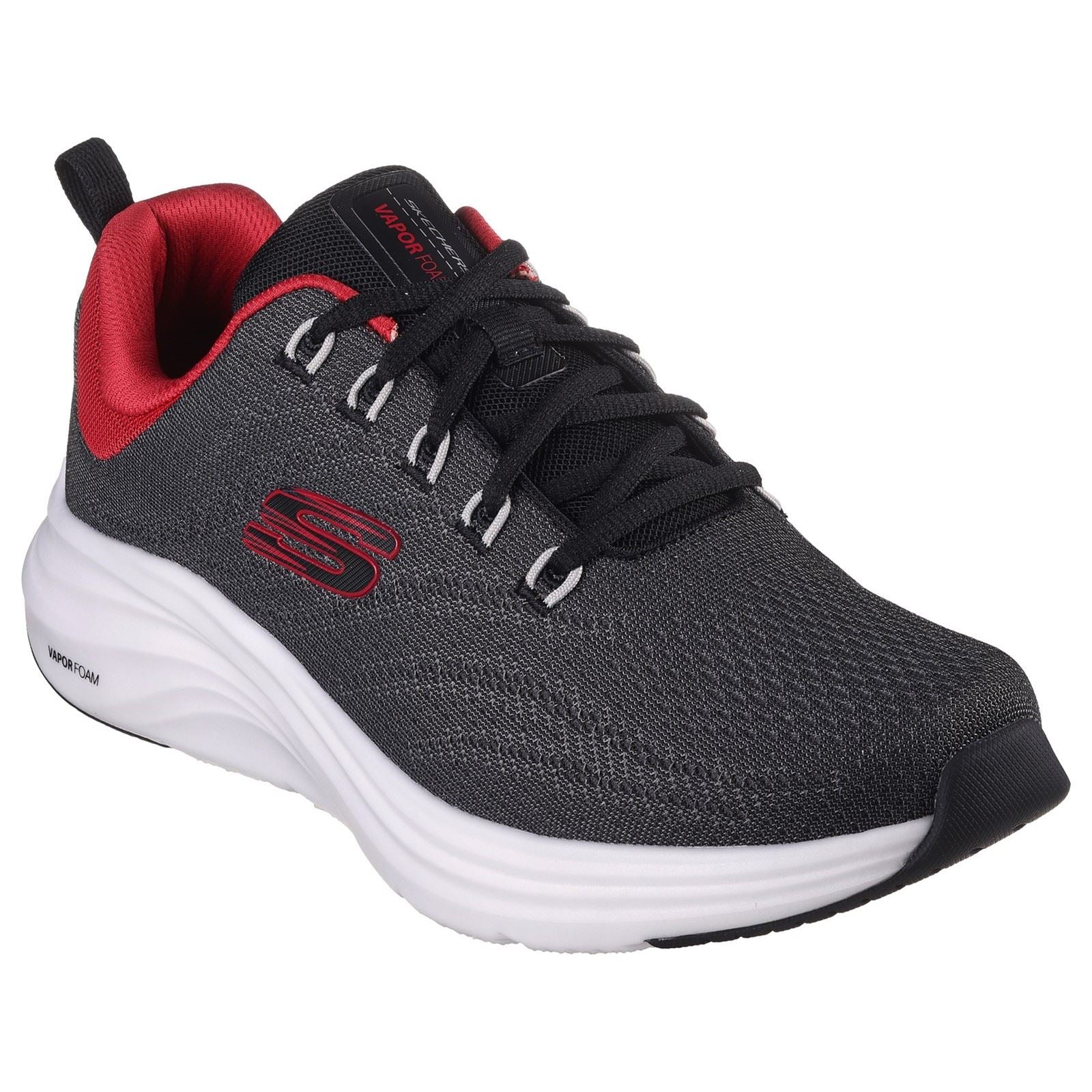 Skechers Vapor Foam - Varien Textil Herrenschuhe In Schwarz/Rot