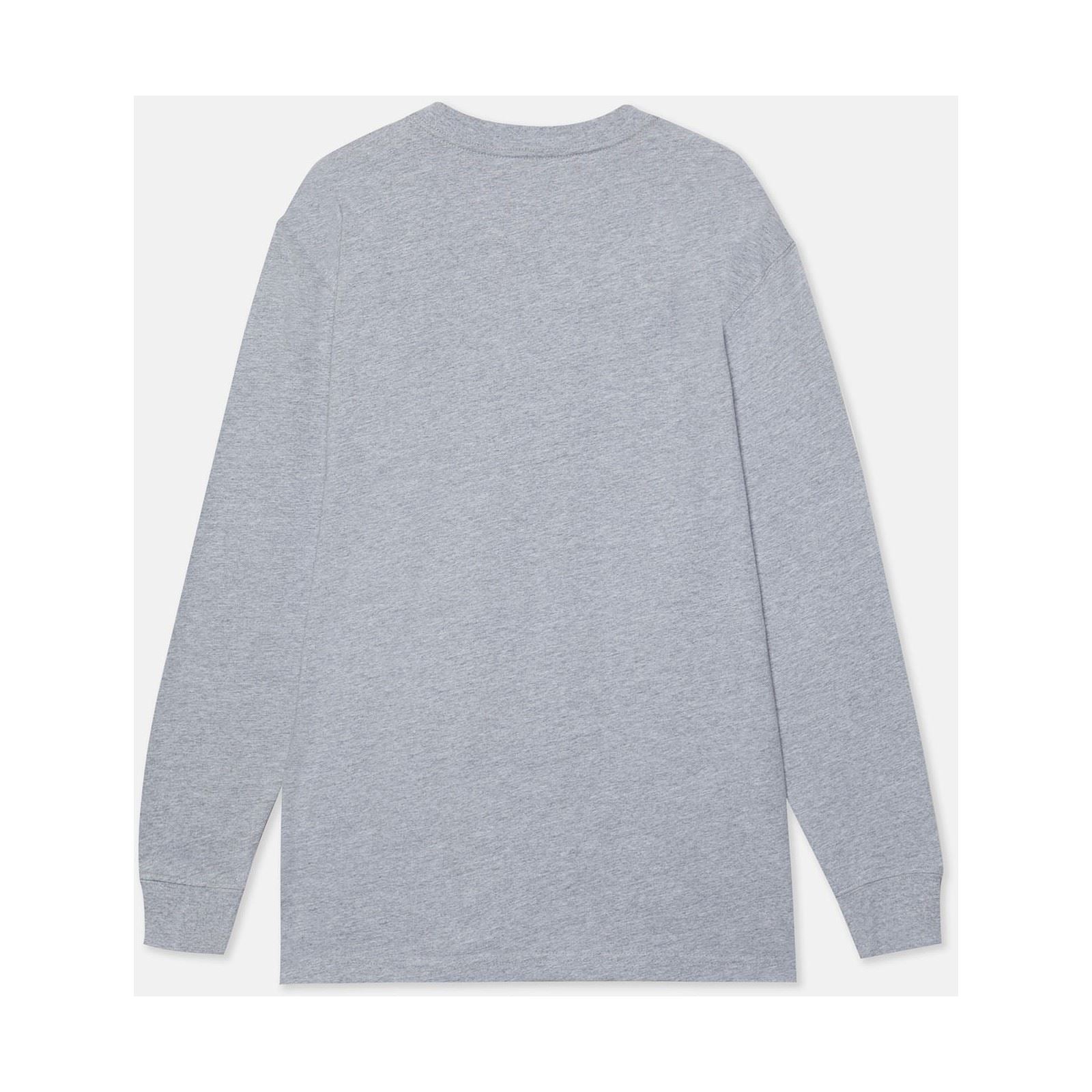 Dickies Pocket Long Sleeve Baumwoll Herren Graues T-Shirt