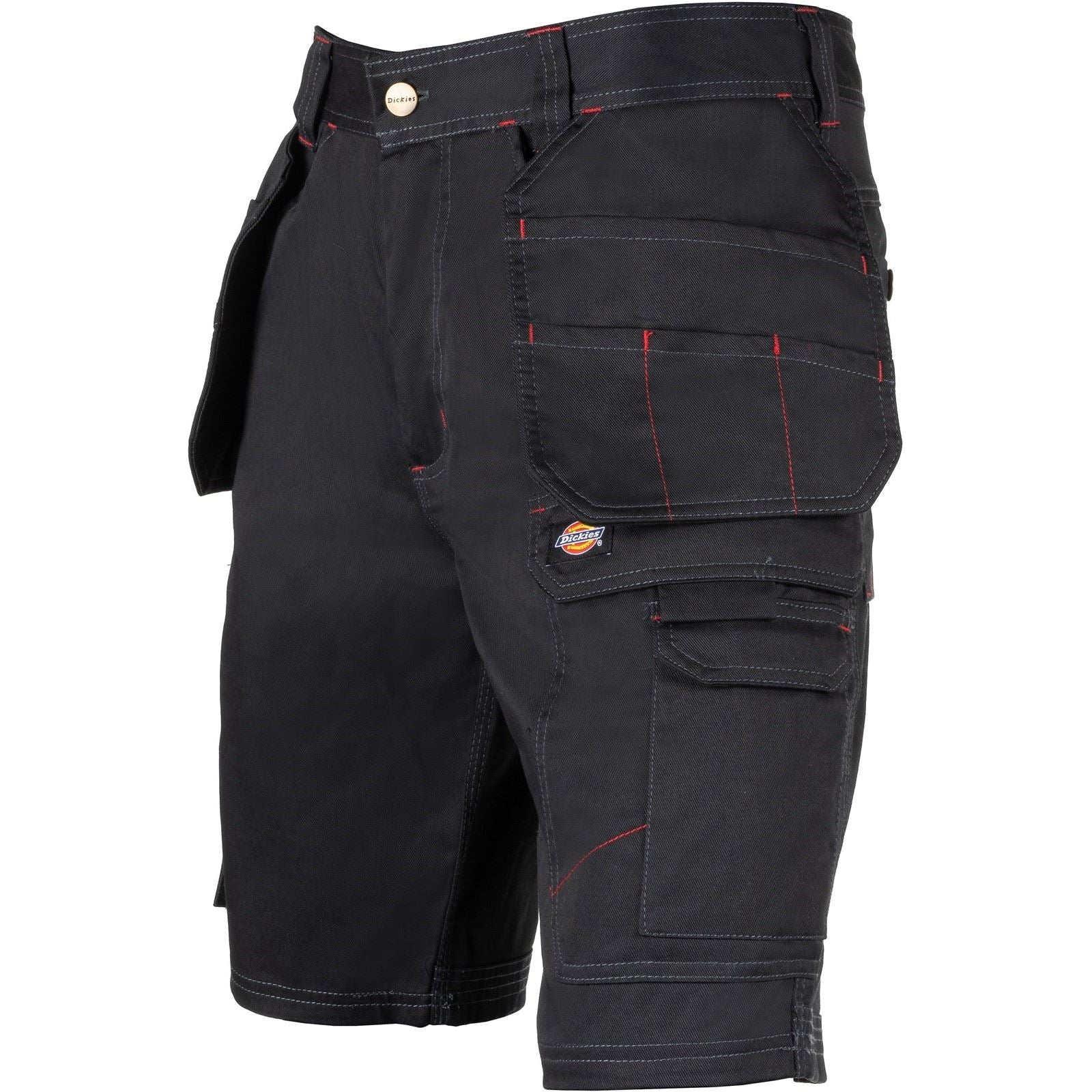 Dickies Redhawk Pro Work Polyester Herren Schwarze Arbeitskurze