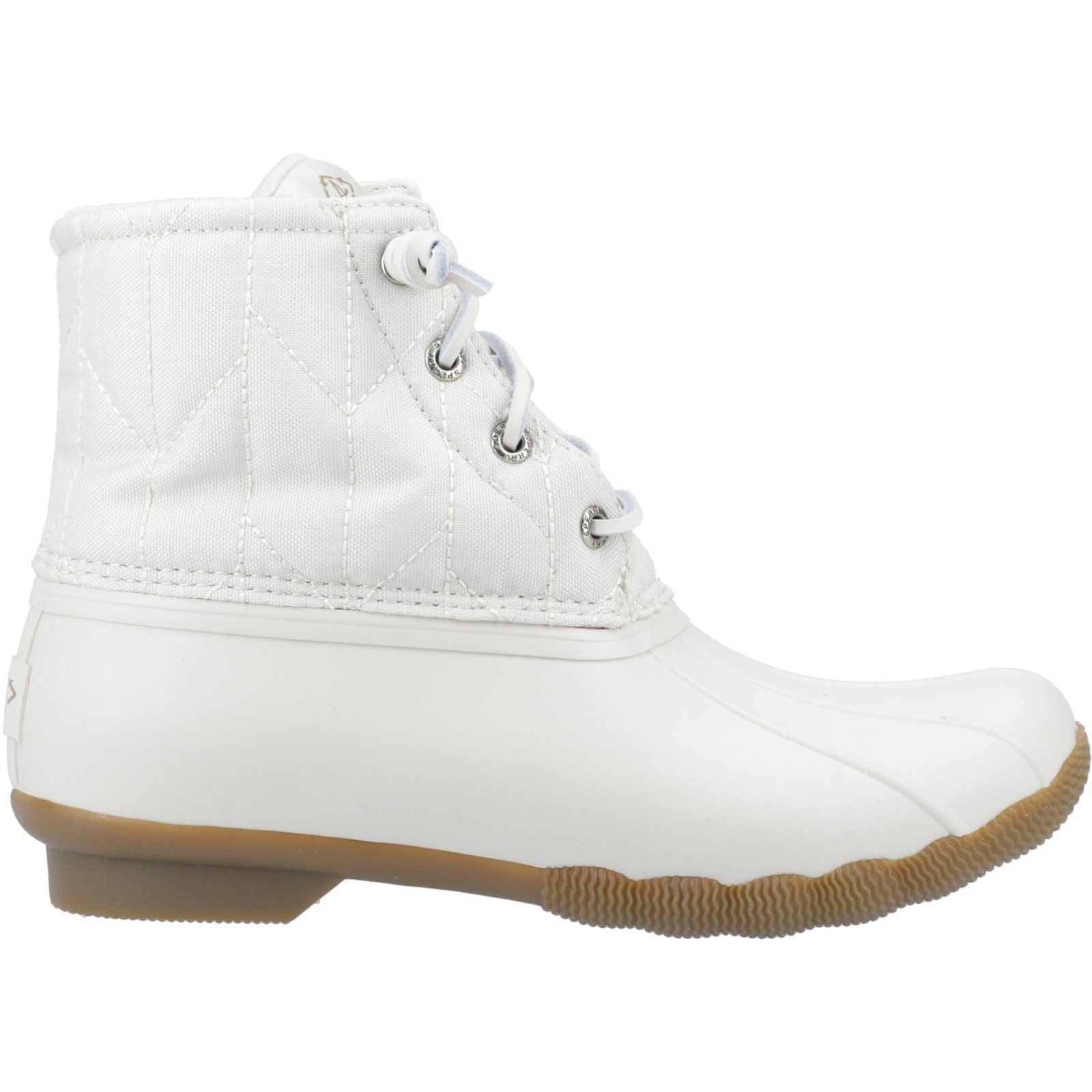 Sperry Saltwater SeaCycled RPET Synthetik Elfenbein Gummistiefel