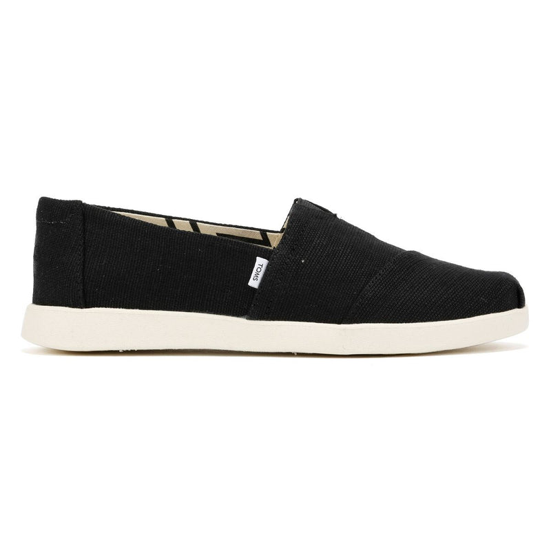TOMS Alpargata Plus Heritage Canvas Damen Espadrilles In Schwarz