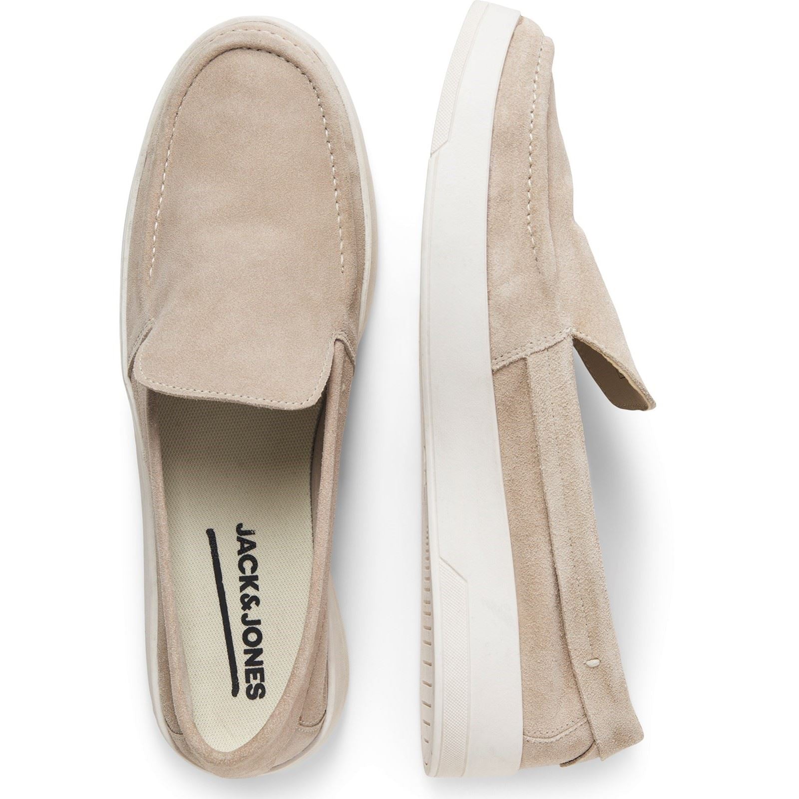 Jack & Jones Maccartney Wildleder Herren Plaza Taupe Slipper