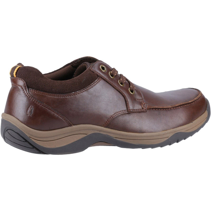 Hush Puppies Derek Herren Kaffeebraune Lederschnürschuhe
