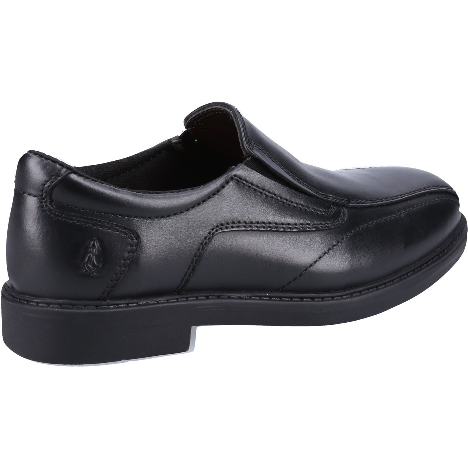Hush Puppies Toby SNR Lederslipper In Schwarz Für Jungen